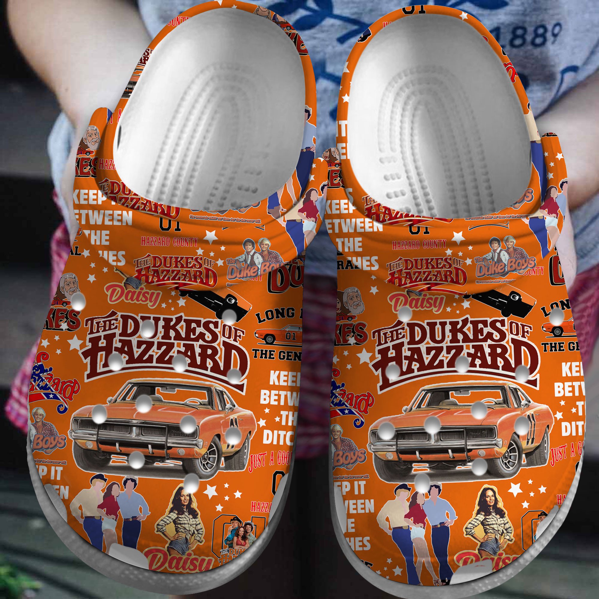 The Dukes Of Hazzard TV Series Crocs For Men Women And Kids - GNL1462562