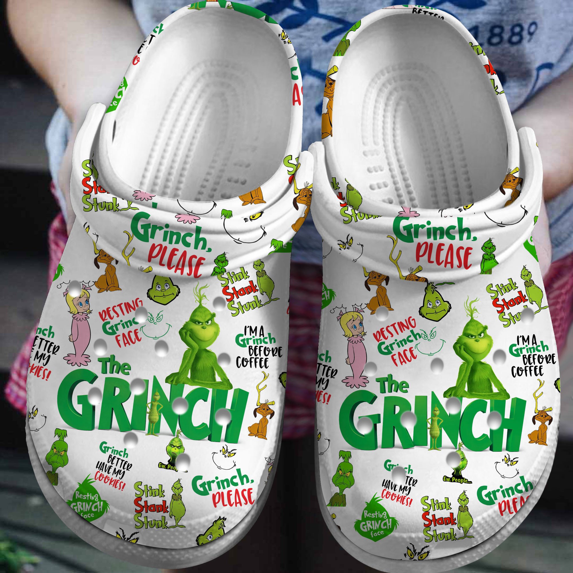 The Grinch Cartoon Crocs For Men Women And Kids - GNL1462553