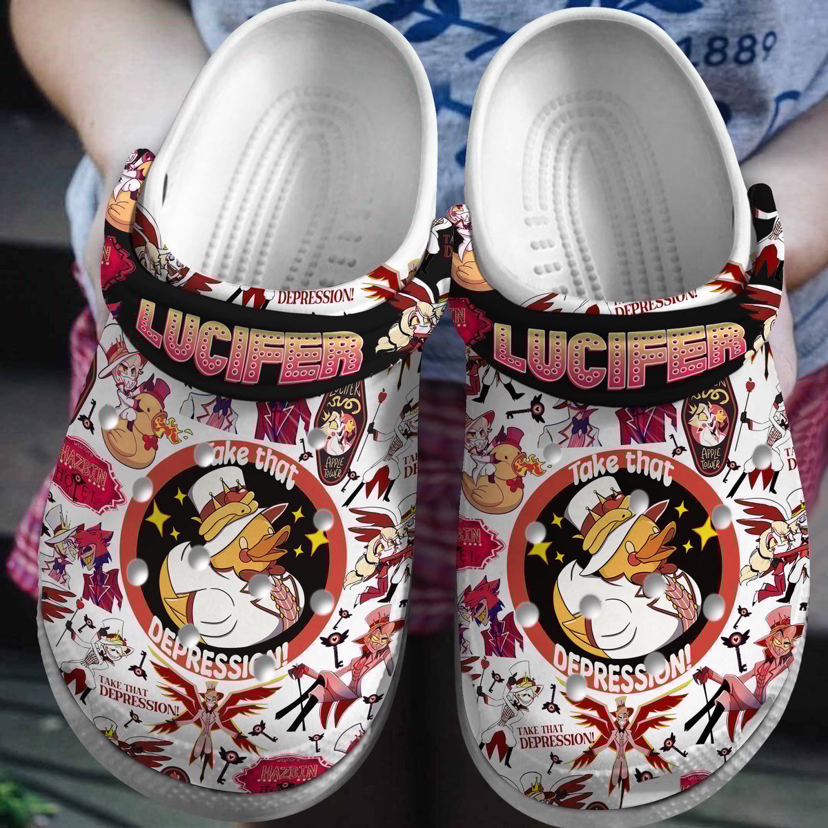 Hazbin Hotel TV Series Crocs For Men Women And Kids - GNL1462569