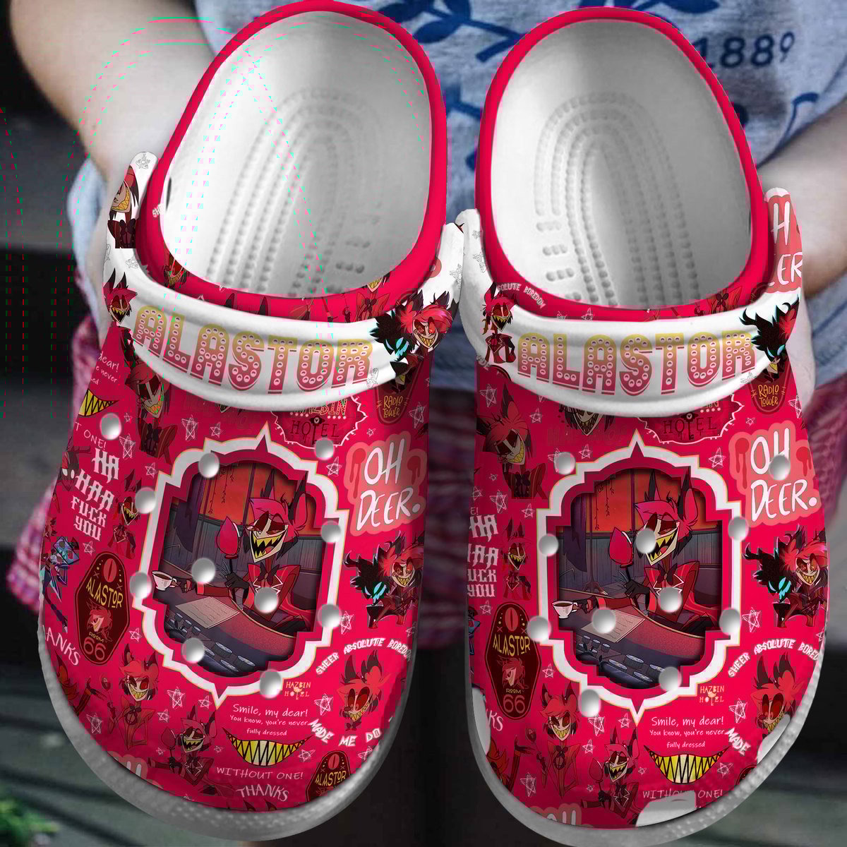 Hazbin Hotel TV Series Crocs For Men Women And Kids - GNL1462585