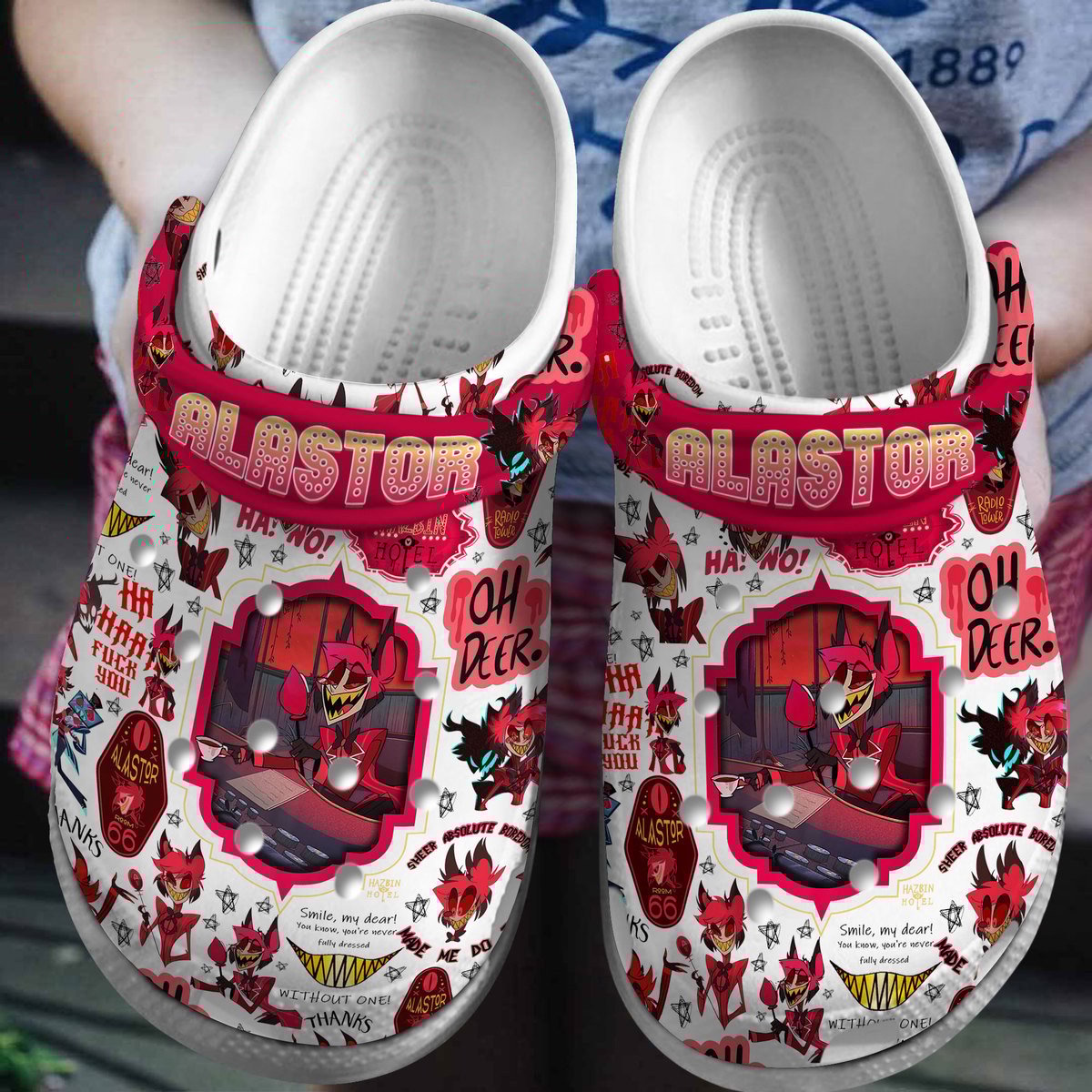 Hazbin Hotel TV Series Crocs For Men Women And Kids - GNL1462582