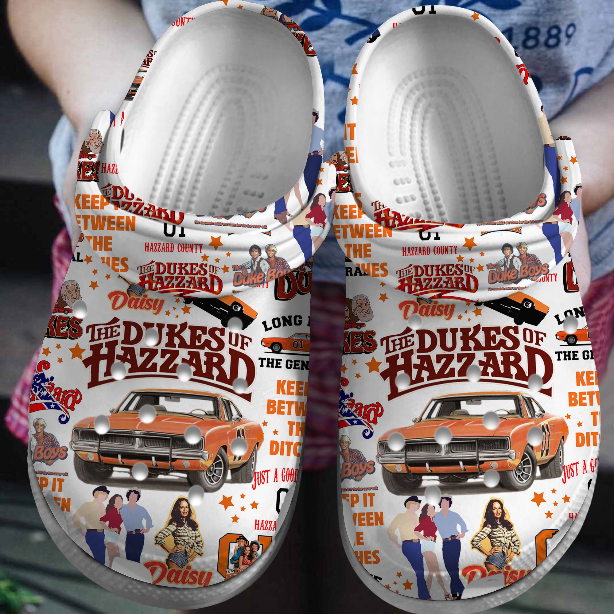 The Dukes Of Hazzard TV Series Crocs For Men Women And Kids - GNL1462604