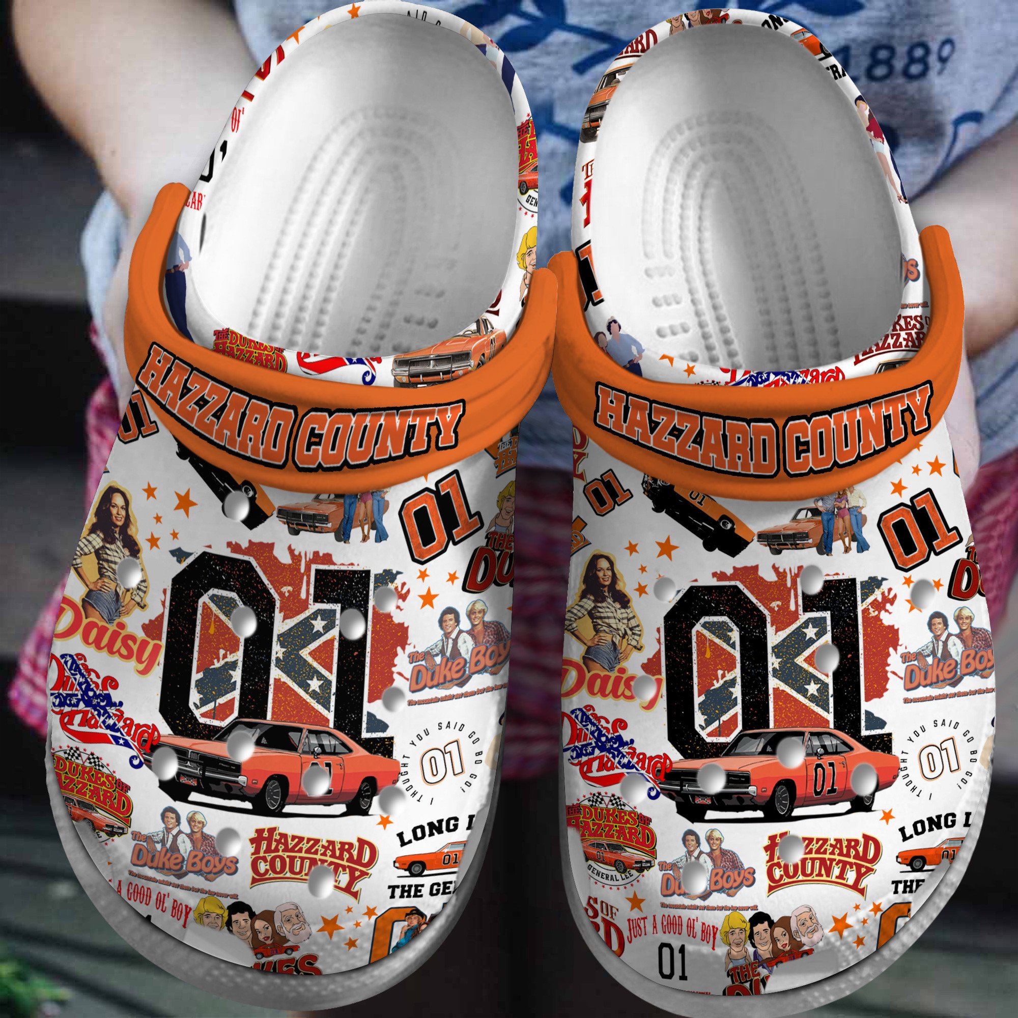 The Dukes of Hazzard TV Series Crocs For Men Women And Kids - GNL1462599
