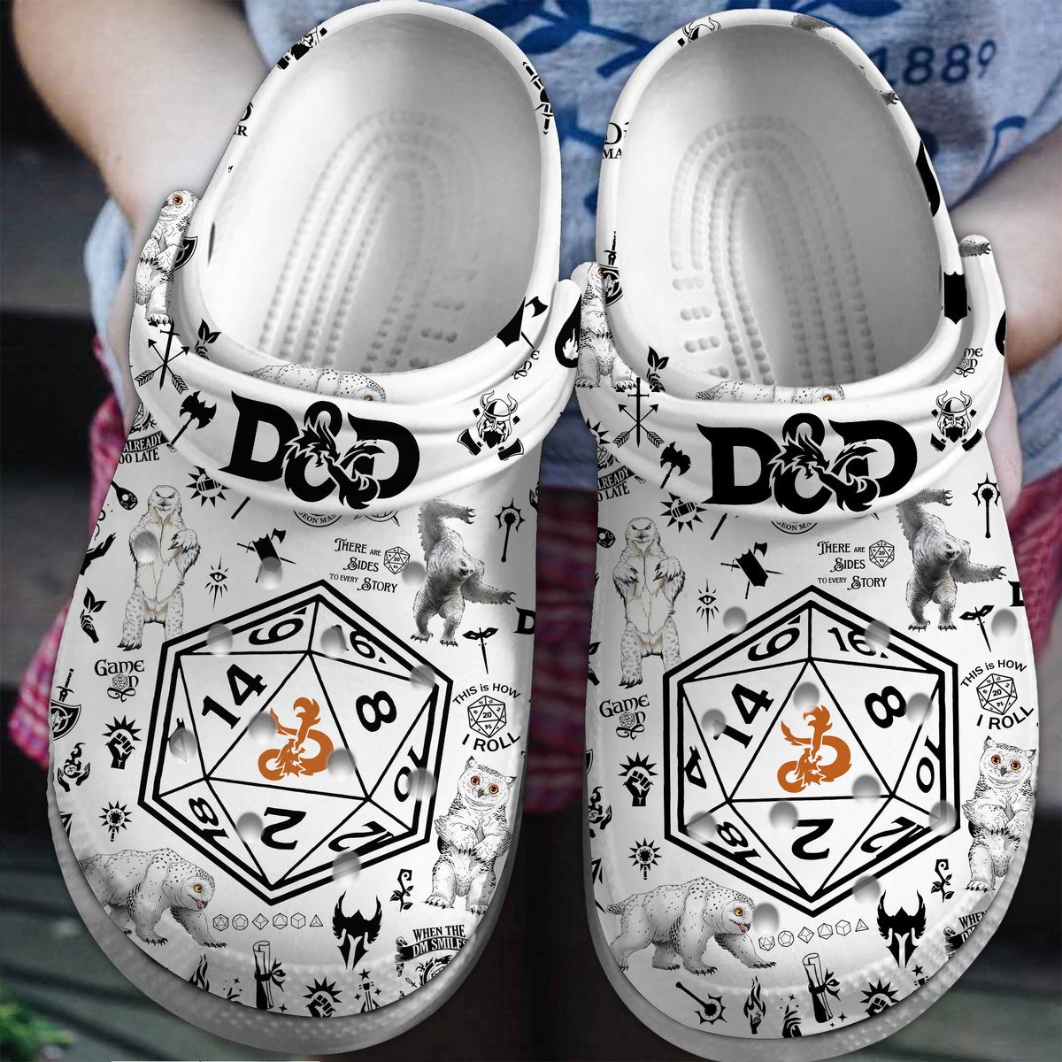 Dungeons And Dragons Game Crocs For Men Women And Kids - GNL1462685