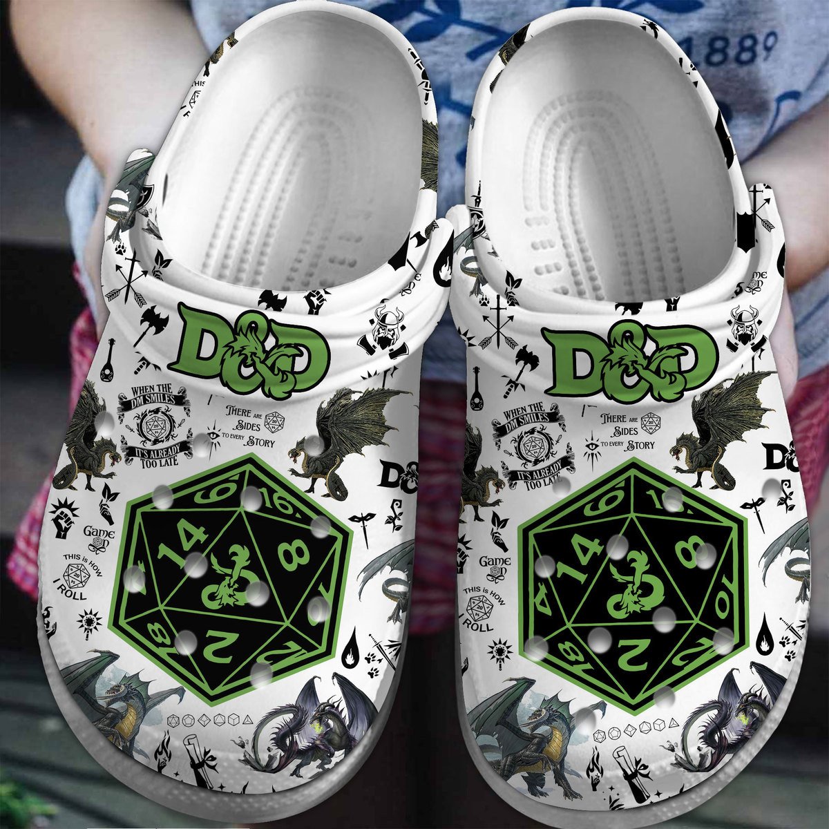Dungeons And Dragons Game Crocs For Men Women And Kids - GNL1462691
