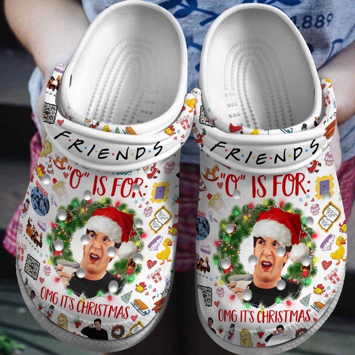 Friends Christmas TV Series Crocs For Men Women And Kids - GNL1462677