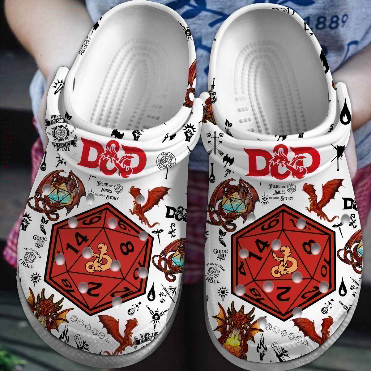 Dungeons And Dragons Game Crocs For Men Women And Kids - GNL1462696