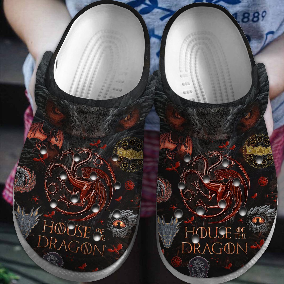 House Of The Dragon TV Series Crocs For Men Women And Kids - GNL1462724