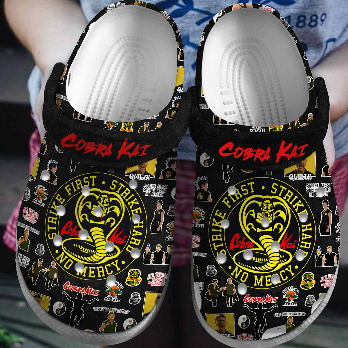Cobra Kai TV Series Crocs For Men Women And Kids