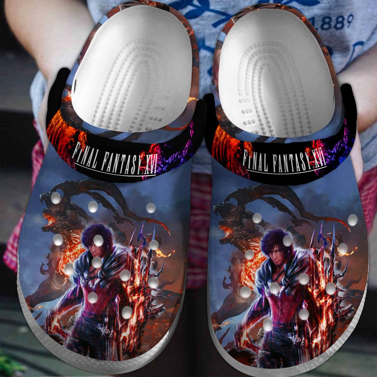 Final Fantasy GameCrocs For Men Women And Kids