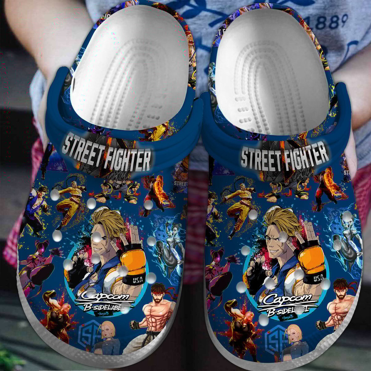 CAPCOM x B-Side Label Street FighterCartoon Crocs - GNL1462775