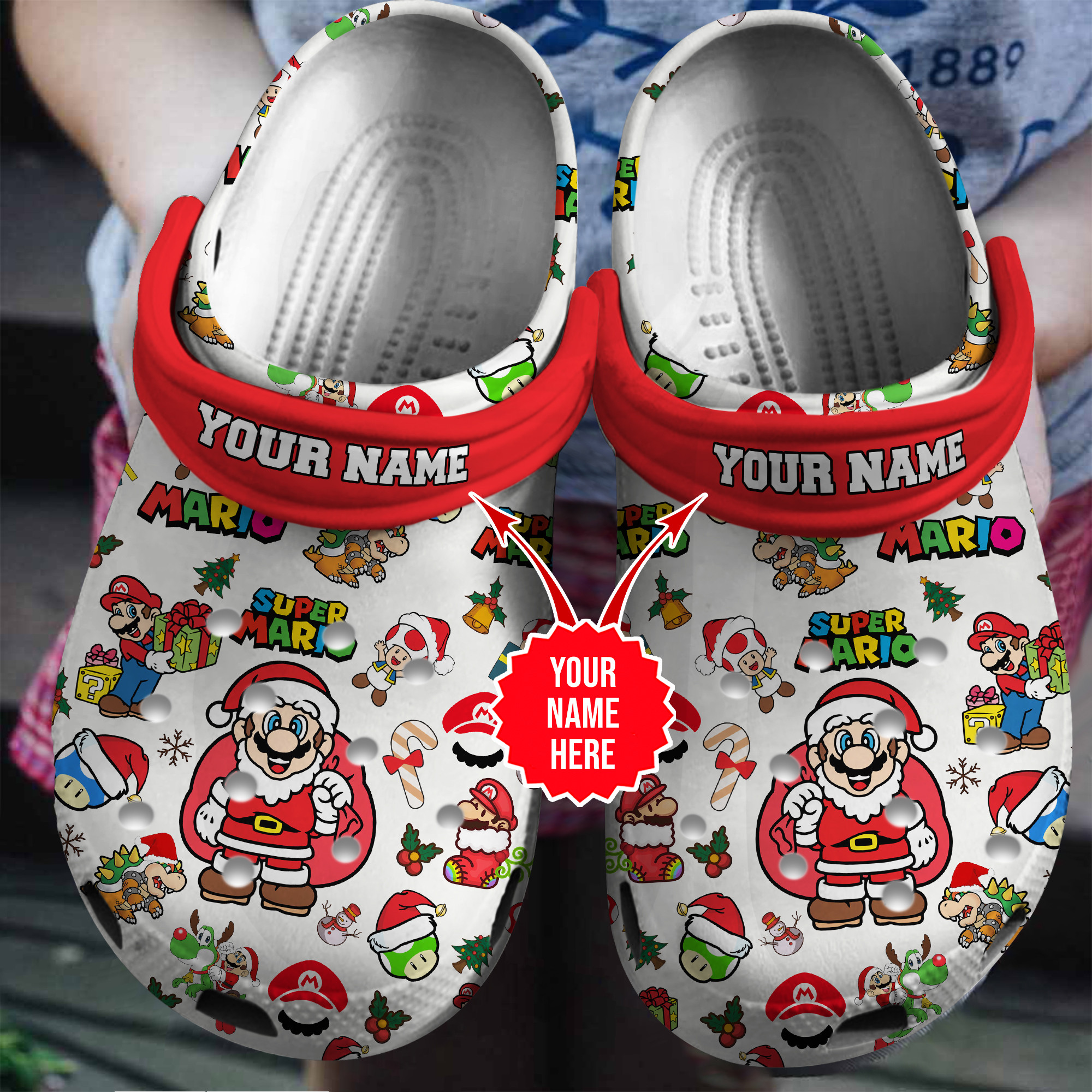 Super Mario Game Crocs For Men Women And Kids - GNL1462834