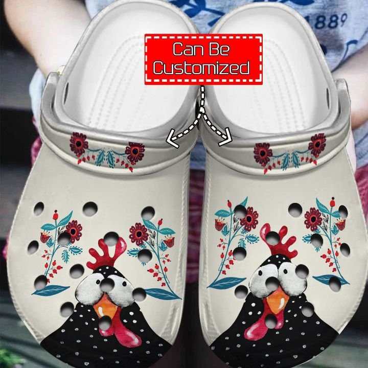 Personalized Beautiful Chicken Crocs Shoes Chicken