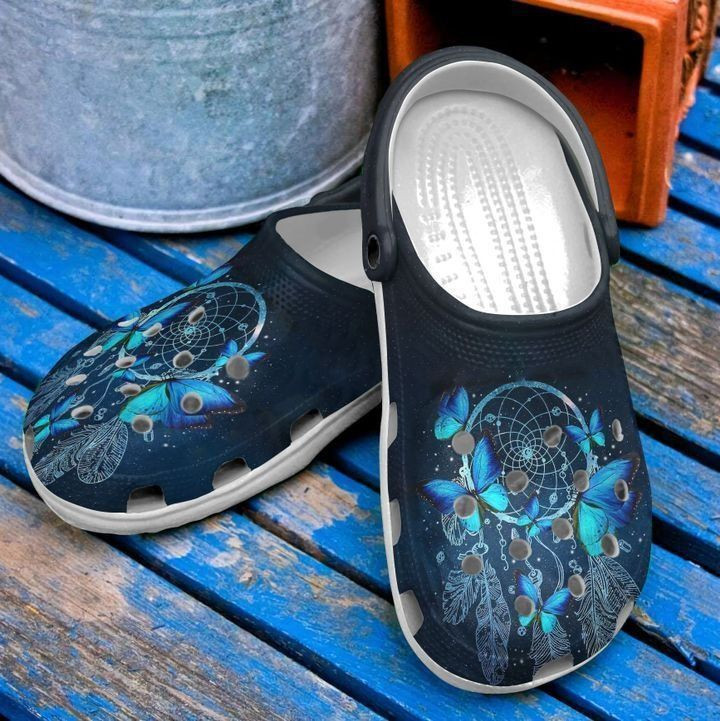 Butterfly Dreamcatcher And Classic Crocs Shoes