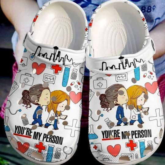 Greys Anatomy TV Series Crocs Crocband Shoes Crocs Custom Name