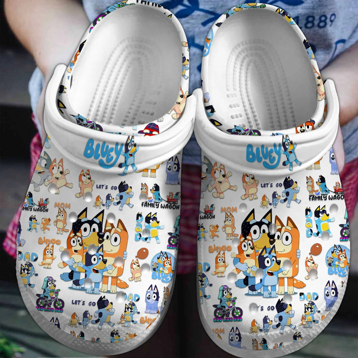 Bluey Cartoon Crocs Clogs Crocband Shoes Comfortable