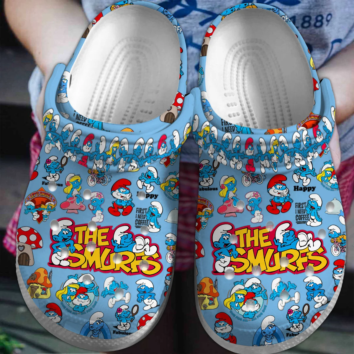 The Smurfs Cartoon Crocs For Men Women And Kids - GNL1462921
