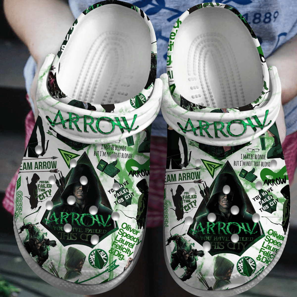 Arrow TV Series Crocs For Men Women And Kids