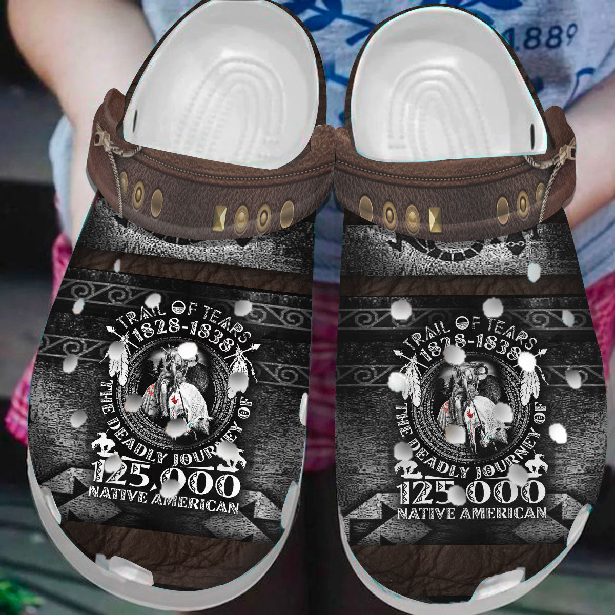 Native American Trail Of Tears 1828-1838 Crocs Clog Shoes For Kid and Adult - GNL1463122