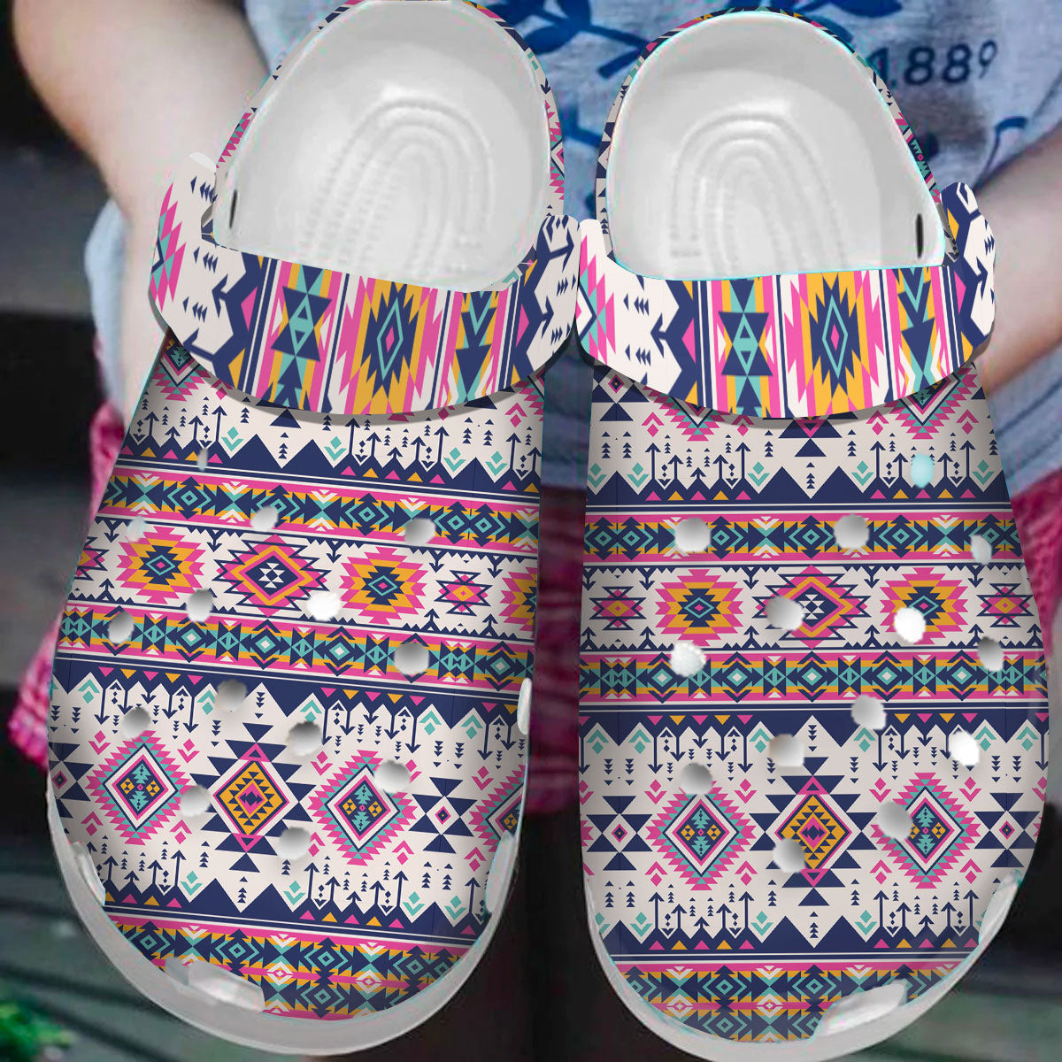 Native American Native Pattern Crocs Clog Shoes For Kid and Adult - GNL1463130