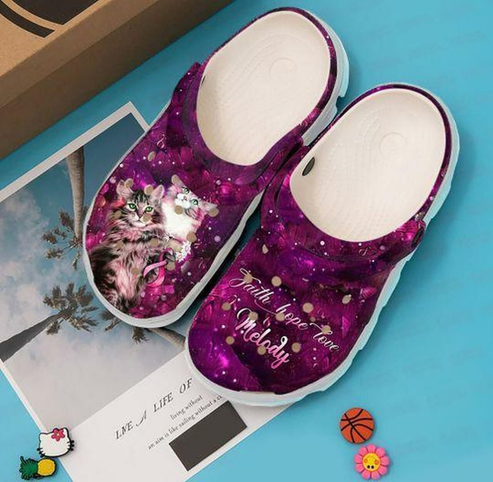 Couple Love Cat Personalized 10 Gift For Lover Rubber Crocs Shoes Comfy Footwear