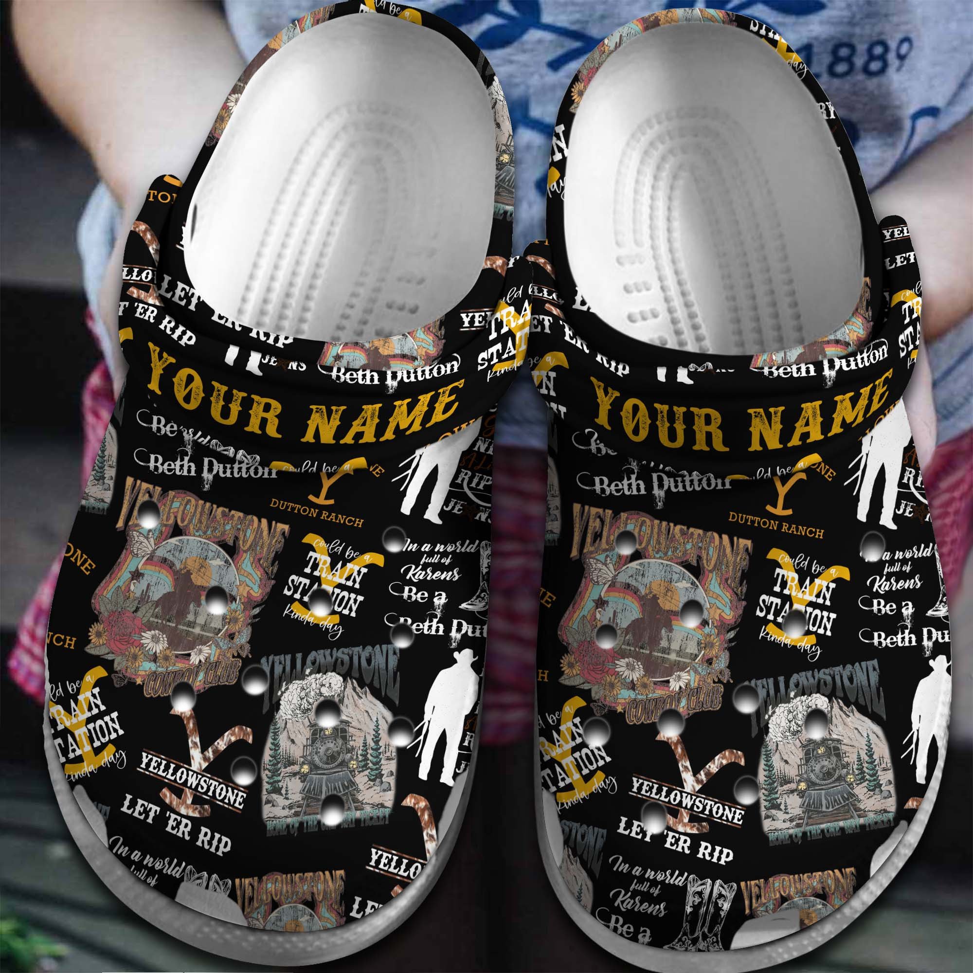 Yellowstone TV Series Crocs For Men Women And Kids - GNL1463185