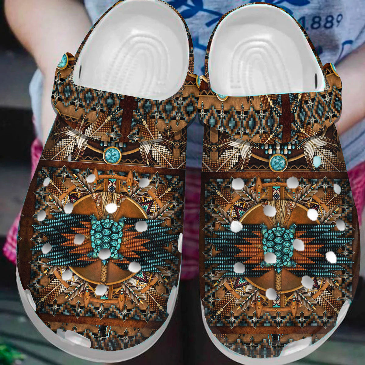 Native American Crocs Clog Shoes For Kid and Adult - GNL1463202