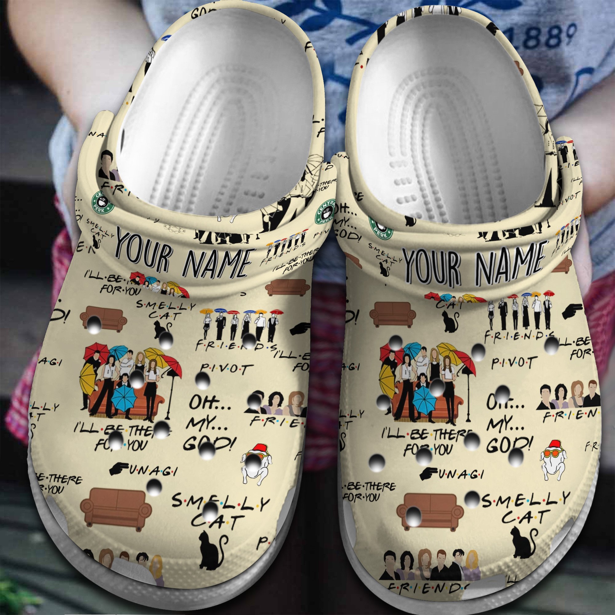 Friends TV Series Crocs For Men Women And Kids - GNL1463193