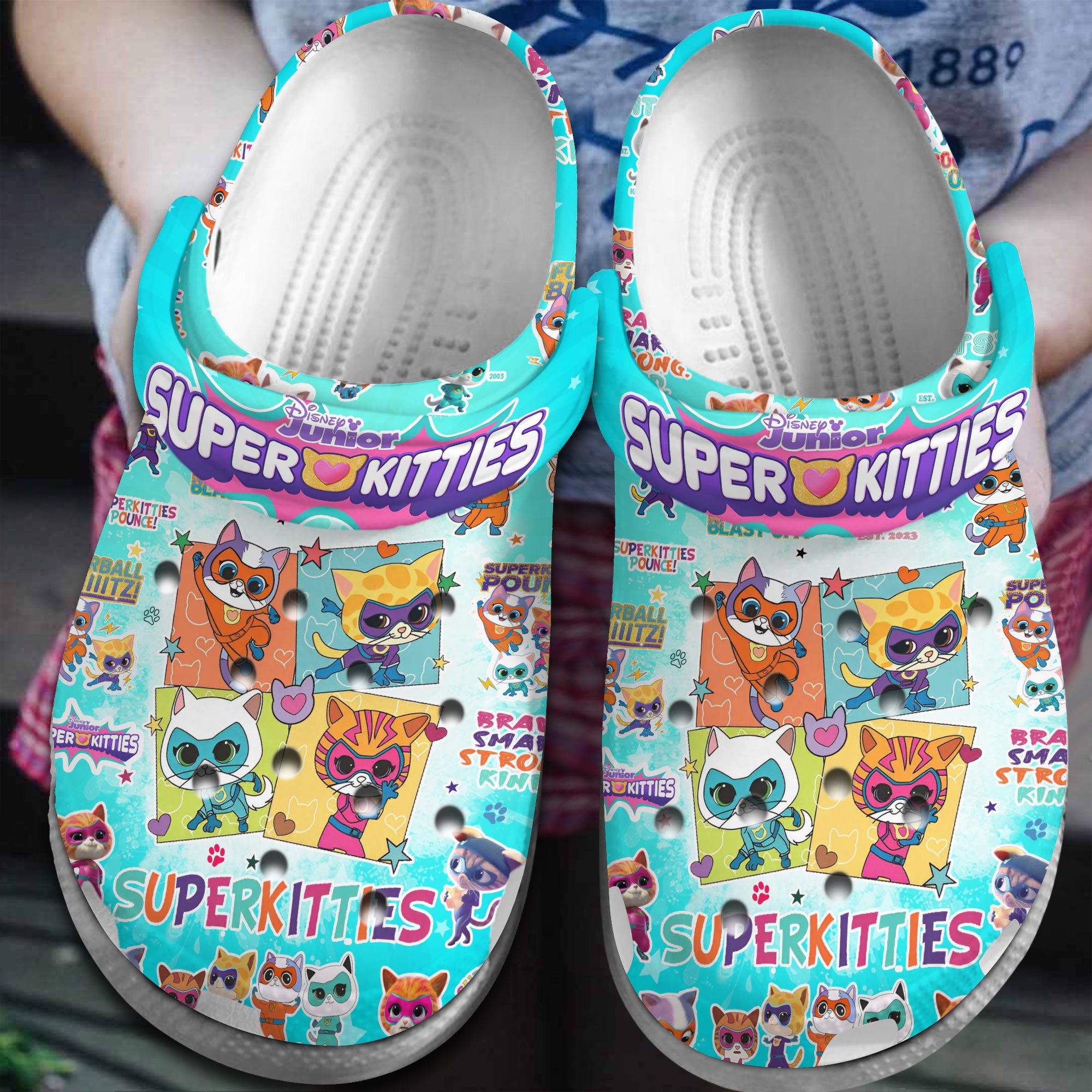 SuperKitties Cartoon Crocs For Men Women And Kids - GNL1463224