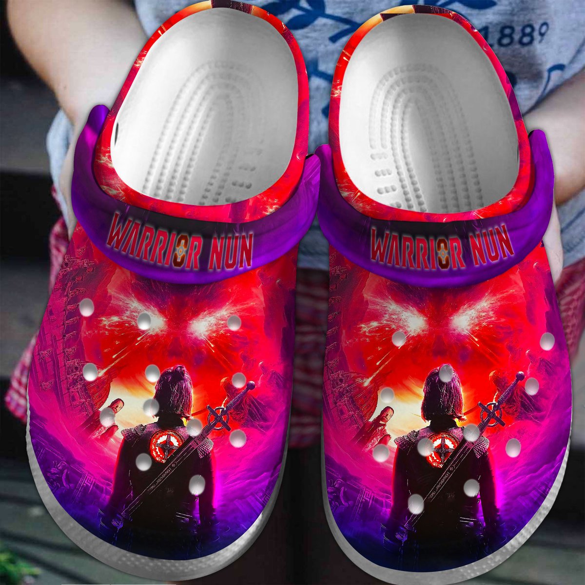 Warrior Nun TV Series Crocs For Men Women And Kids - GNL1463258