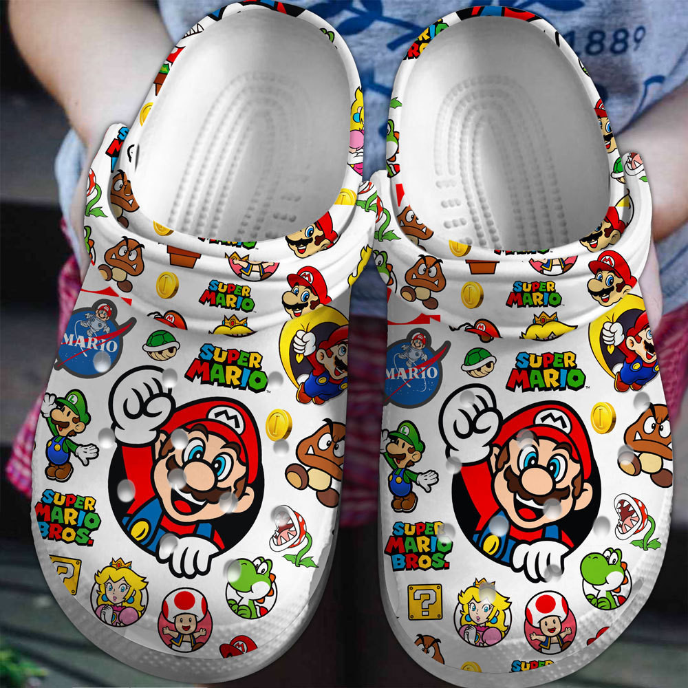 Super Mario Game Crocs For Men Women And Kids - GNL1463249