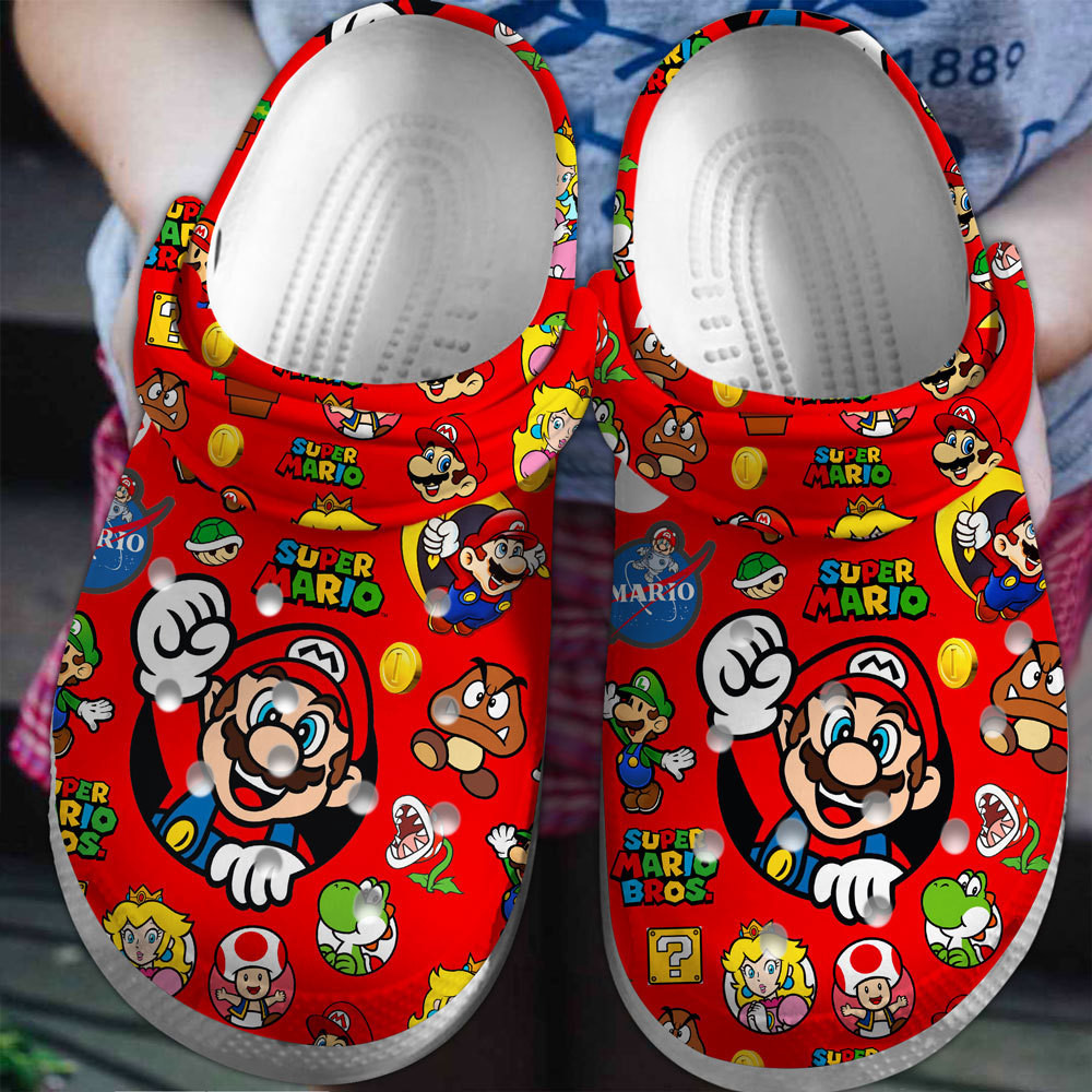 Super Mario Game Crocs For Men Women And Kids - GNL1463257