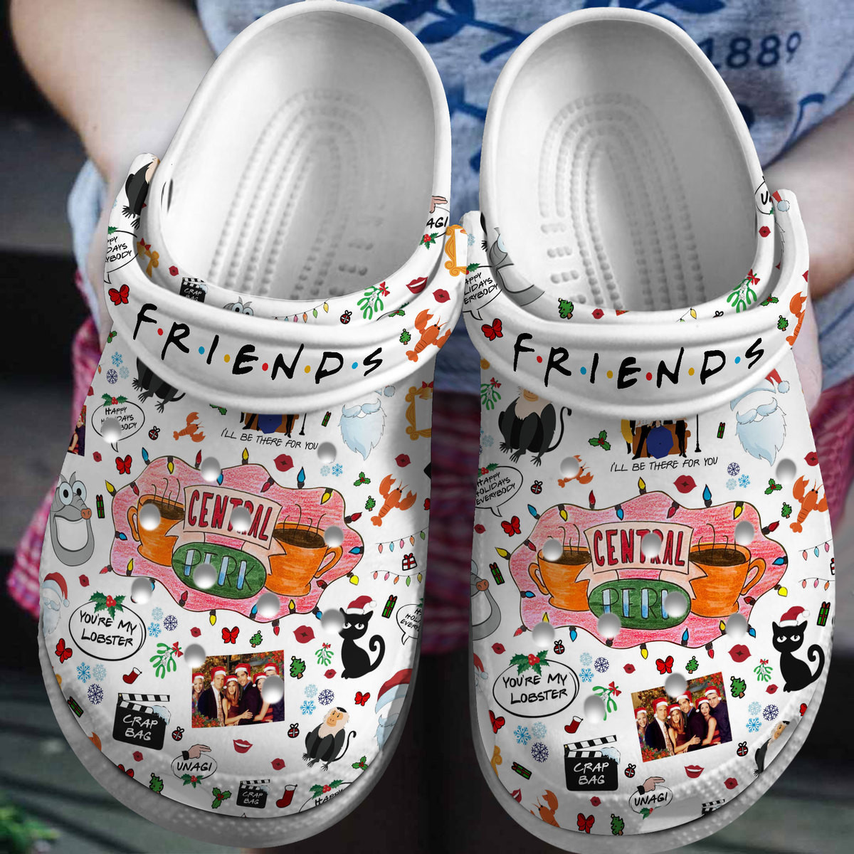 Friends TV Series Crocs For Men Women And Kids - GNL1463285