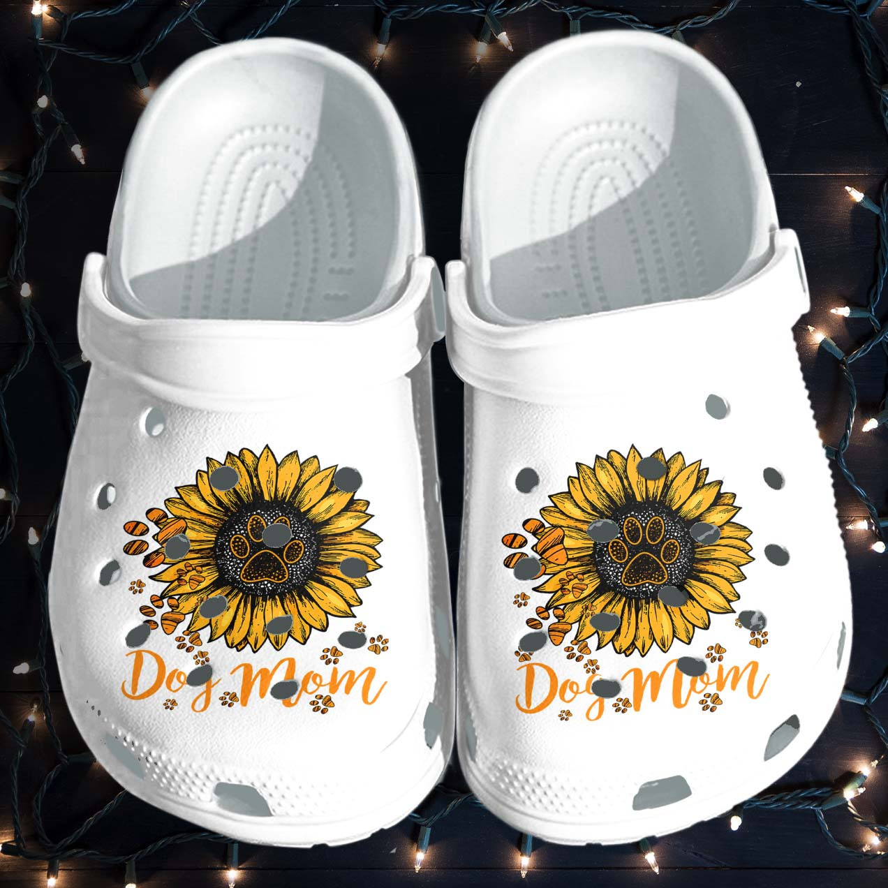 Dog Mom Sunflower Custom Crocs Shoes Mothers Day 2022 Gifts For Women Grandma