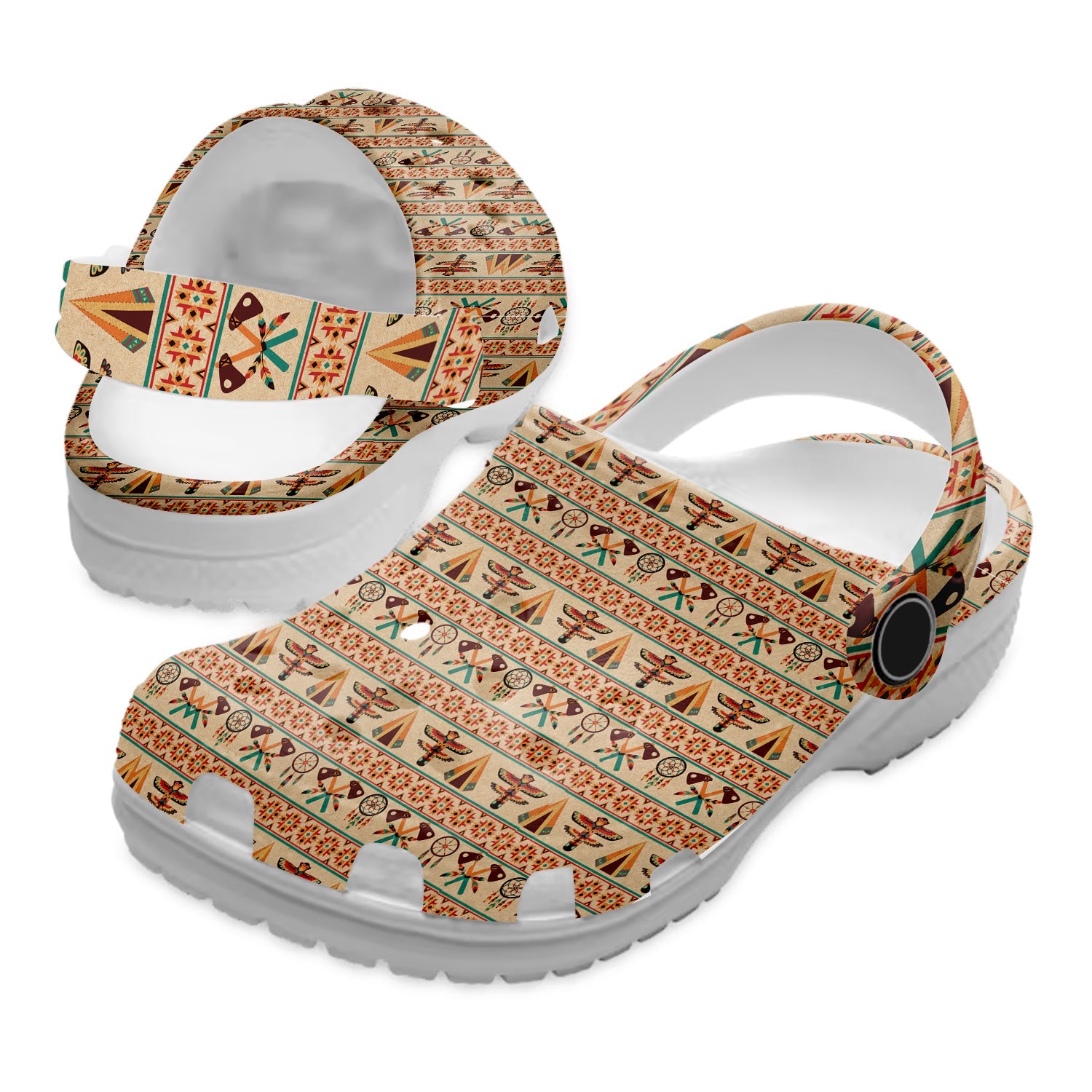 Native American Native Pattern Crocs Clog Shoes For Kid and Adult - GNL1463324