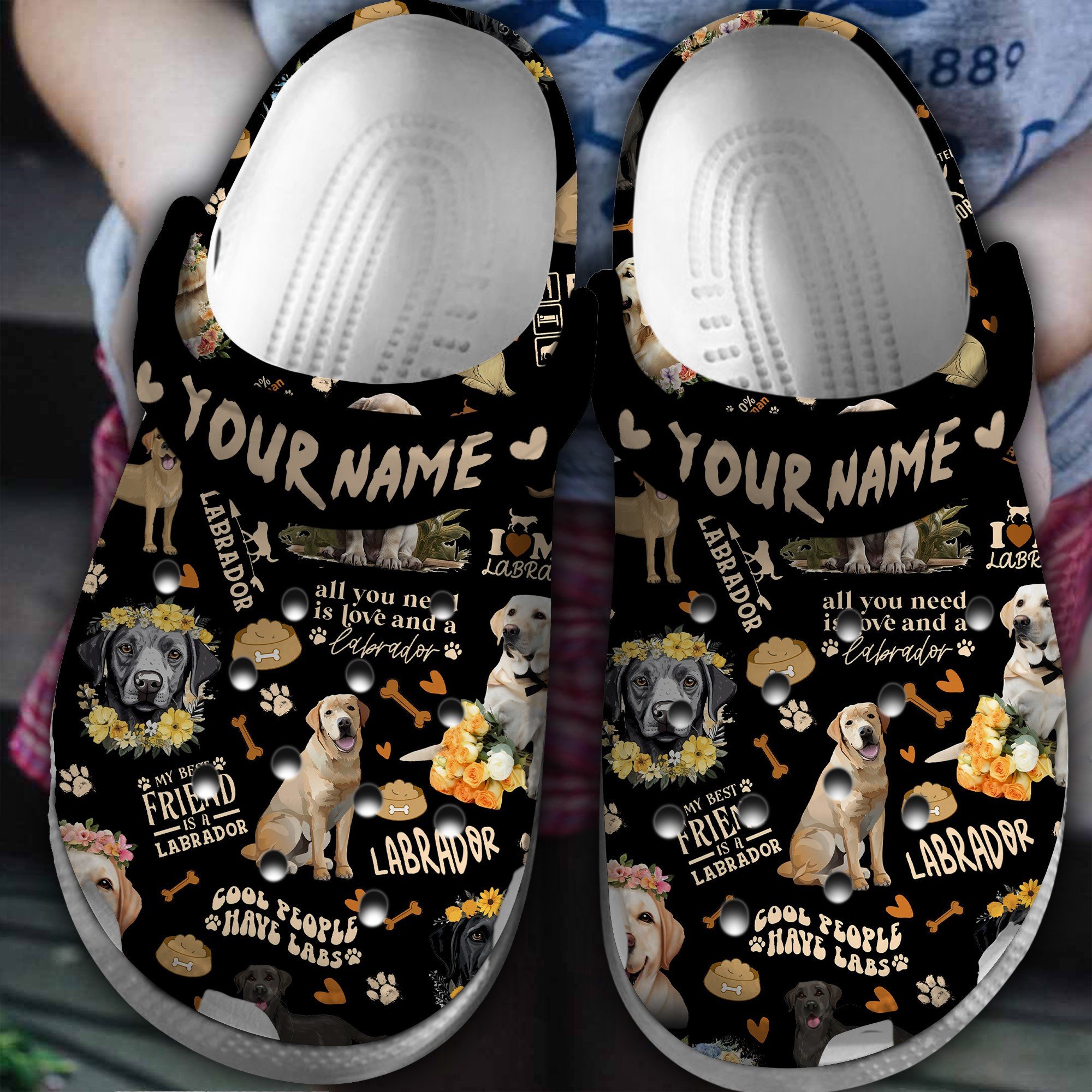 Labbador Dogs Crocs For Men Women And Kids - GNL1463332