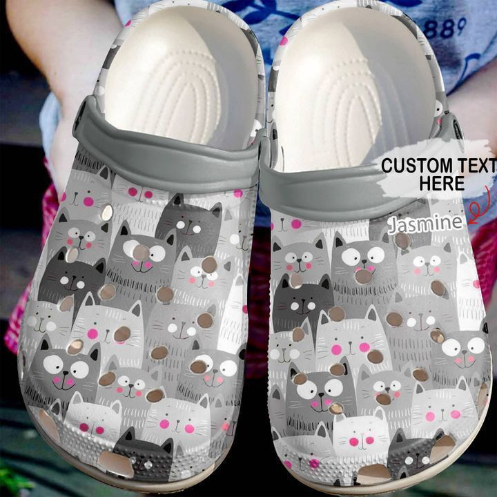 Cat Personalized Pattern Classic Crocs Shoes