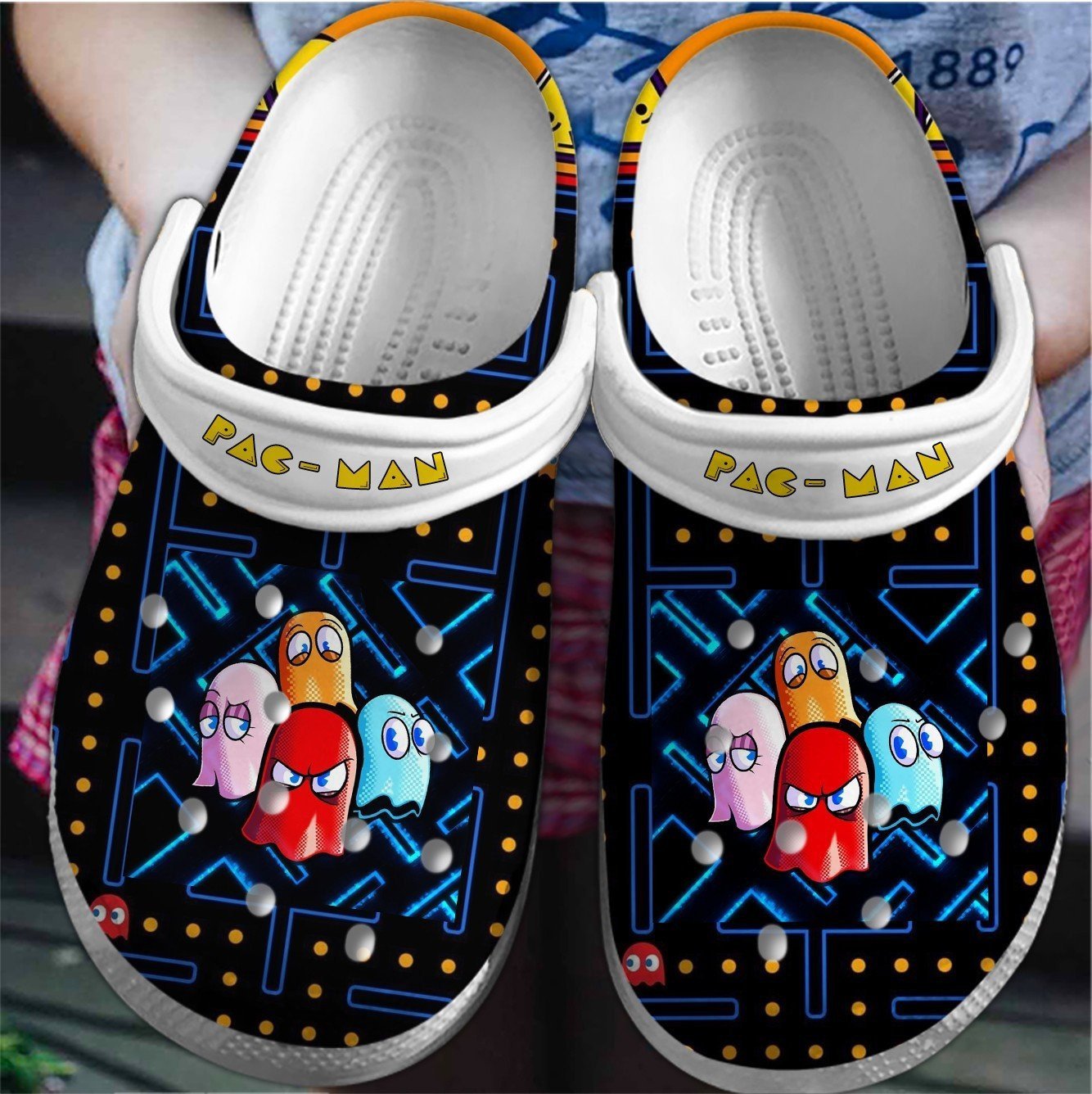 Pac Man Game Crocs For Men Women And Kidss