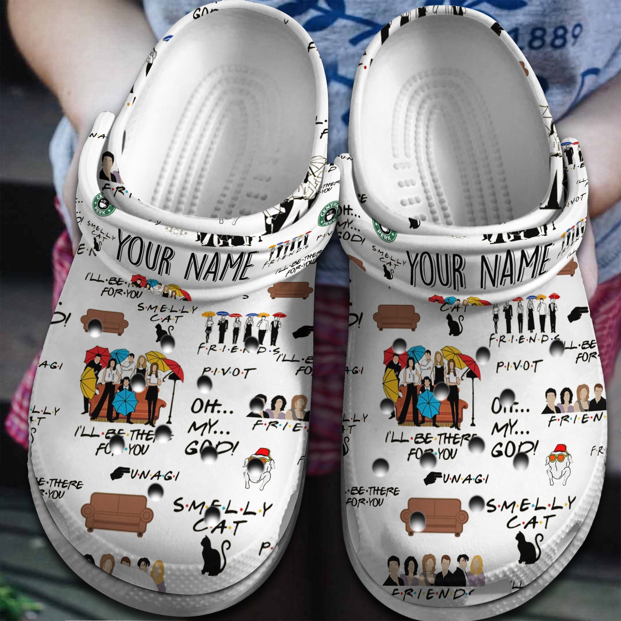 Friends TV Series Crocs For Men Women And Kids - GNL1463446
