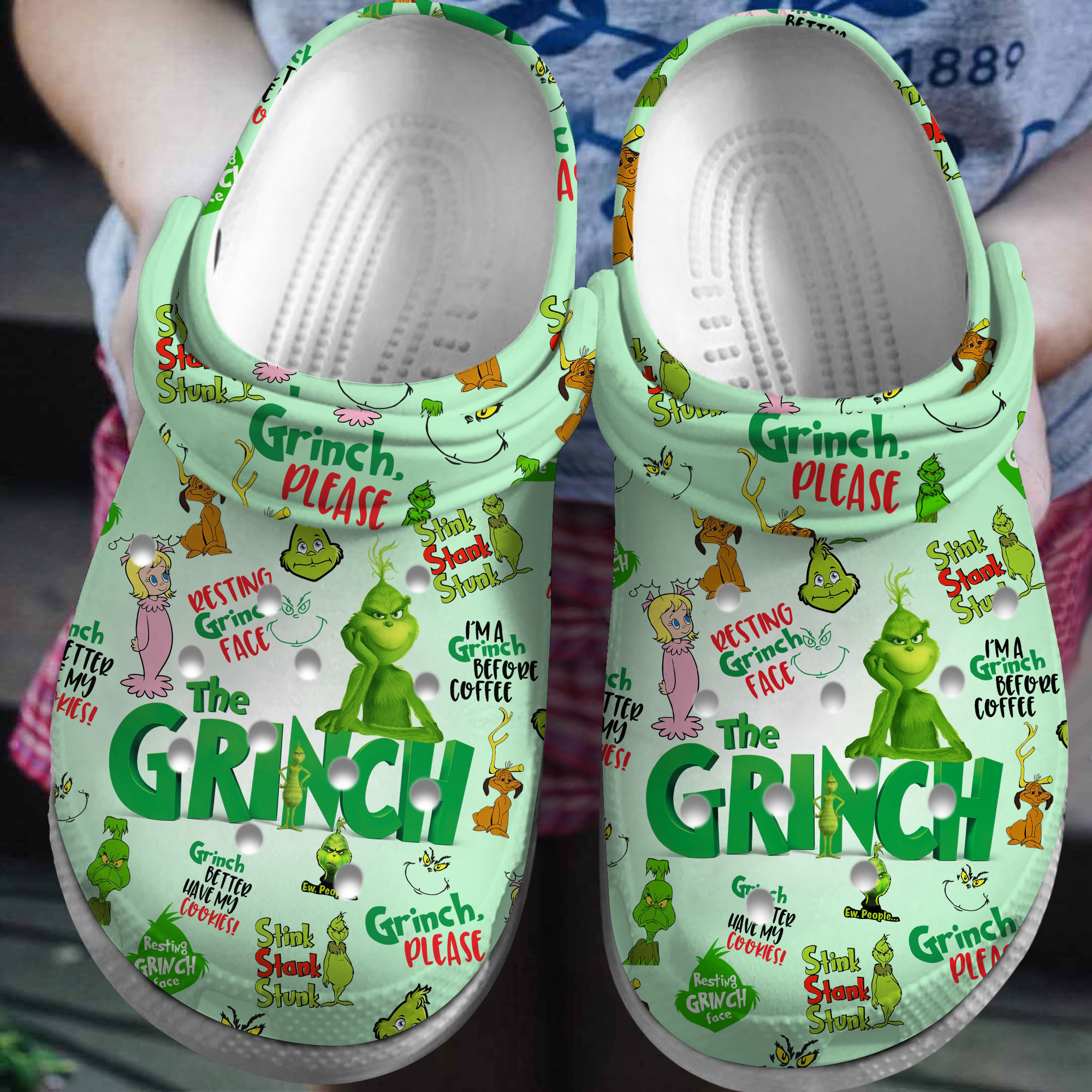 The Grinch Cartoon Crocs For Men Women And Kids - GNL1463531