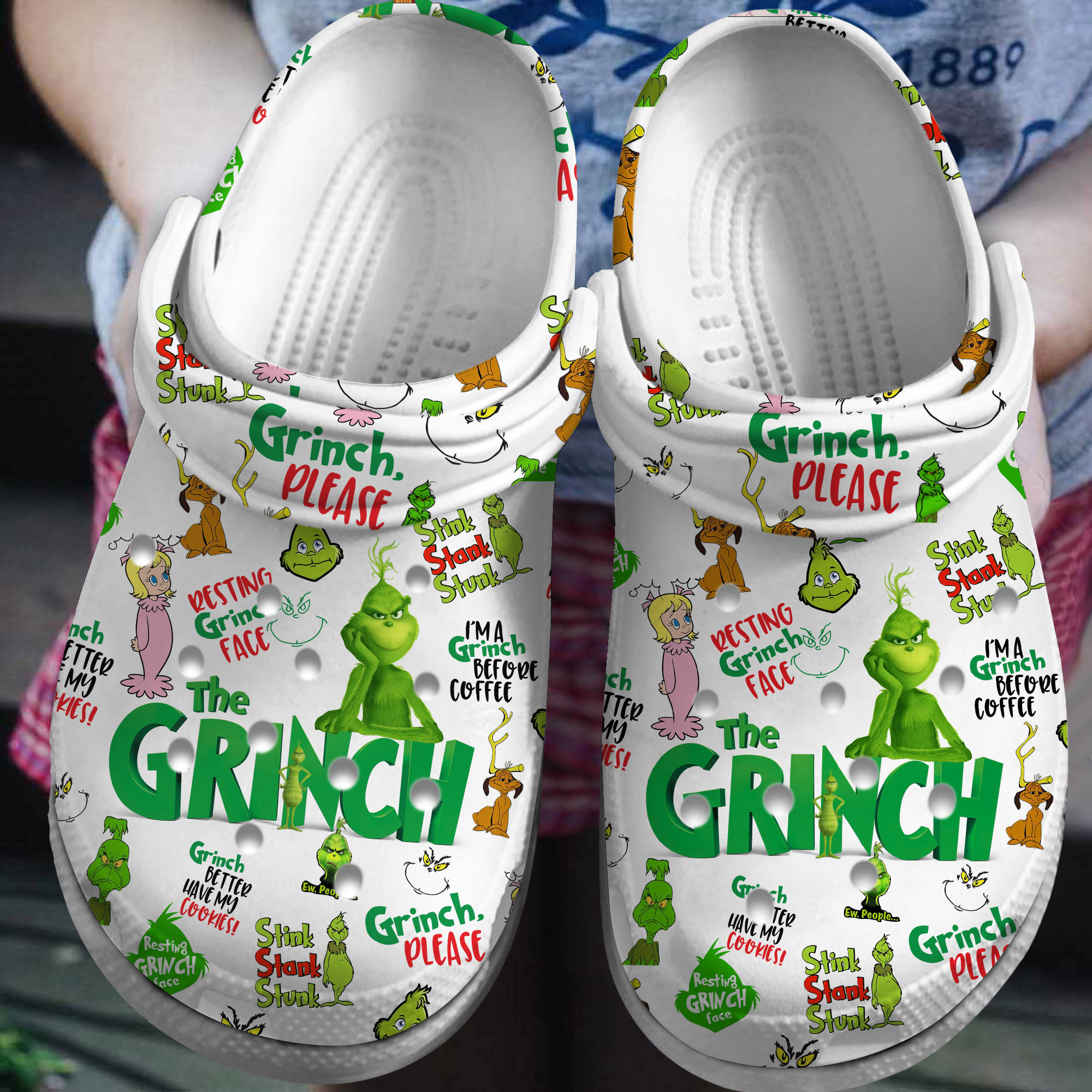 The Grinch Cartoon Crocs For Men Women And Kids - GNL1463570