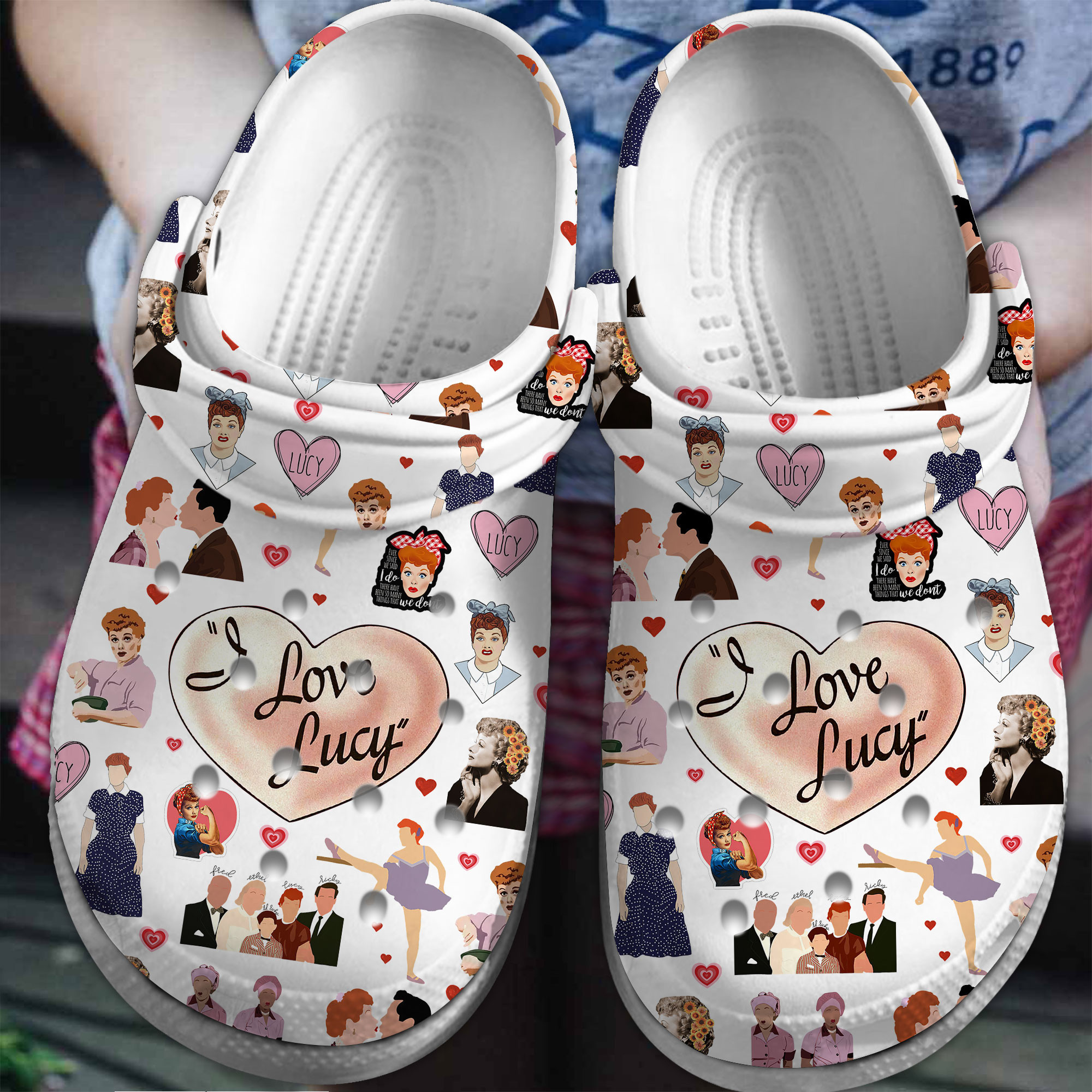 I Love Lucy TV Series Crocs For Men Women And Kids - GNL1463590