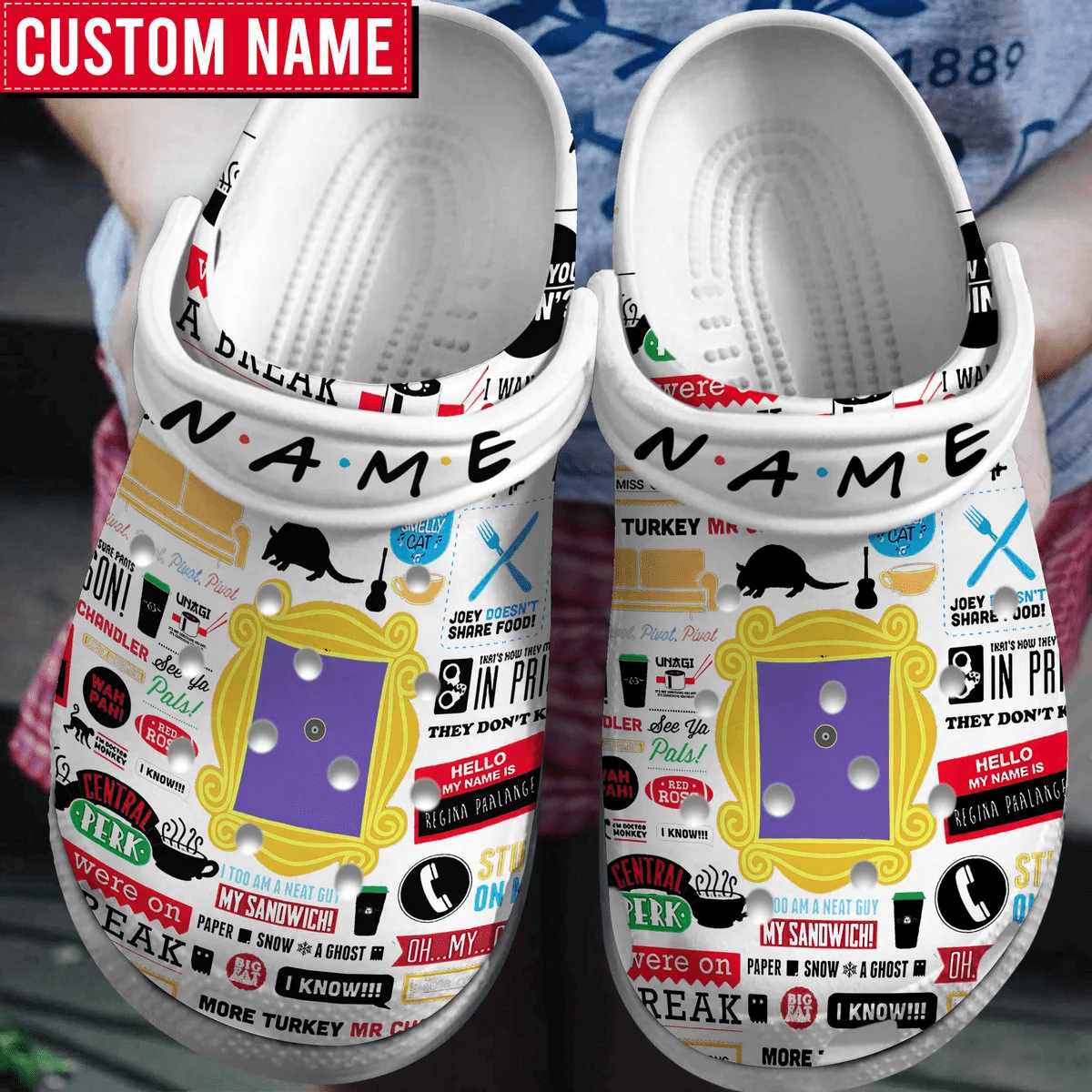 Friends TV Series Crocs For Men Women And Kids - GNL1463609