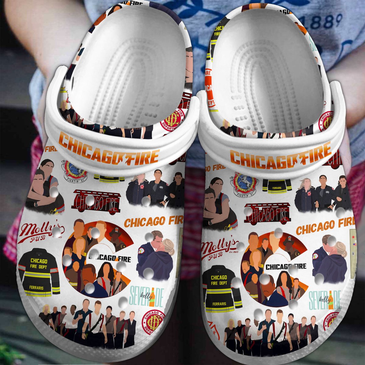 Chicago Fire TV Series Crocs For Men Women And Kids