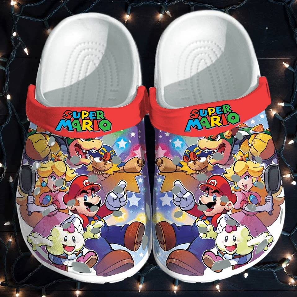 Super Mario Bros Crocs For Men Women And Kids Clog Shoes - GNL1463617
