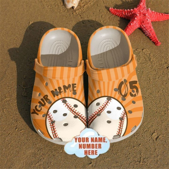 Baseball Personalized Classic Crocs Shoes