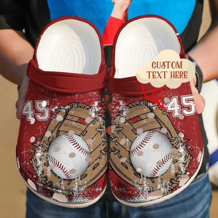 Baseball Personalized Colorful Classic Crocs Shoes