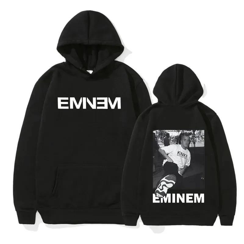 Wlkwo Rapper Eminem Hoodie Men Women Hip Hop Long Sleeve Hoodie Gothic Tops