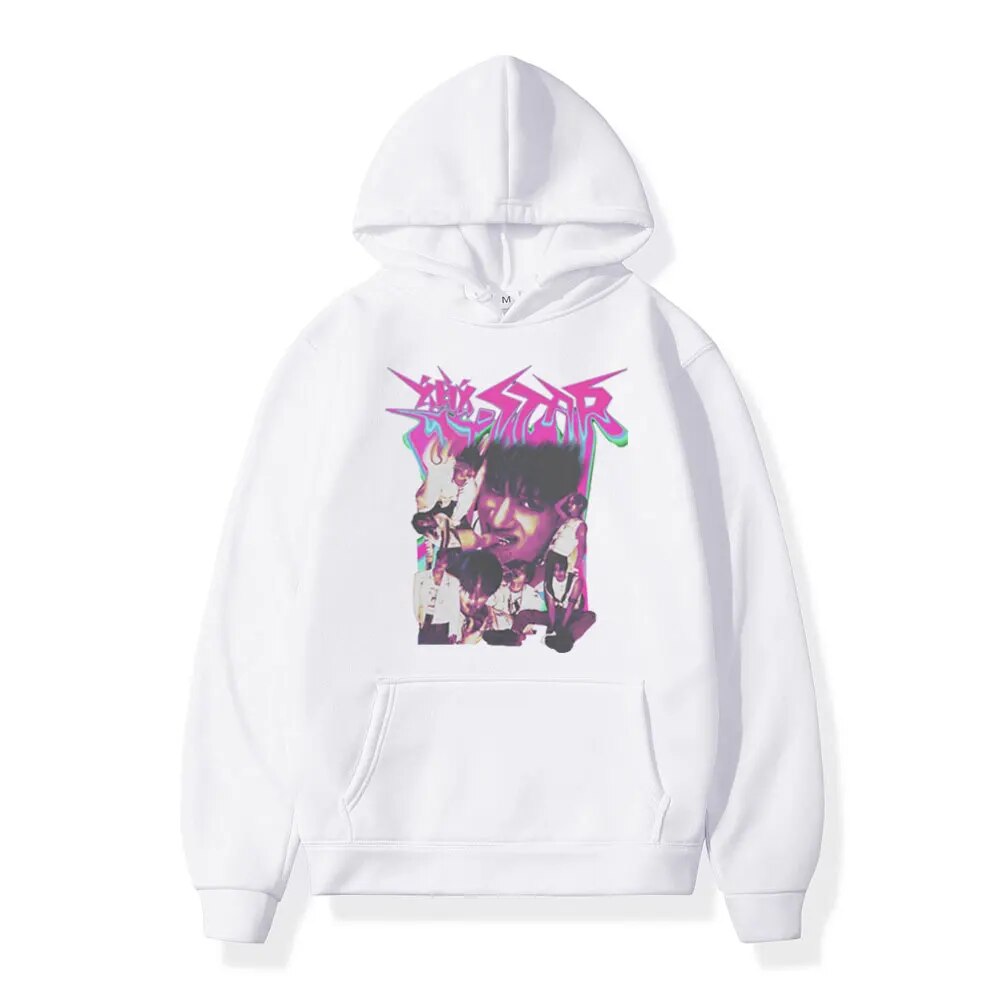 Stray Kids Boy Bands Rock Star Print Hoodie