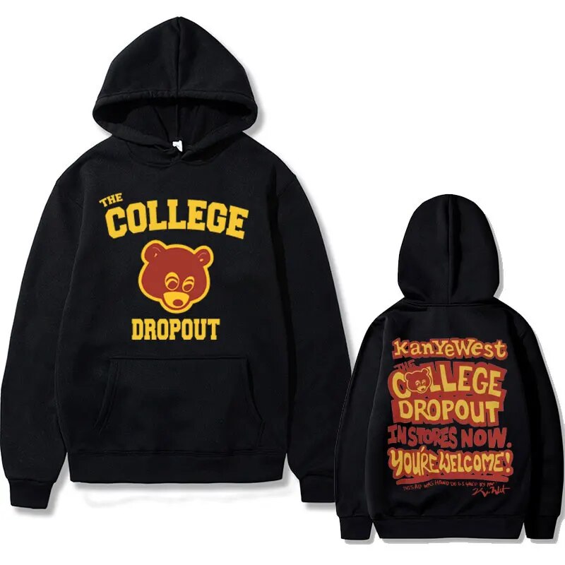 Tuledai Kanye West The College Dropout Music Album Graphics Hoodie